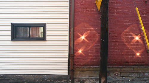 Alley Lights by David Kent