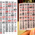 mini calendar by Eliazar Parra Cardenas