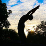 Rooftop Backbend by Lorenzo Tlacaelel