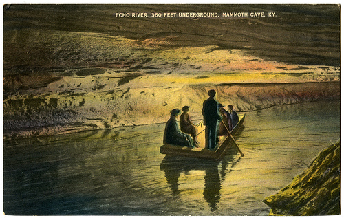 Echo River postcard