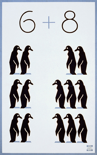6+8=14 Sad Penguins WPA Poster by Trails and Errors