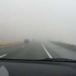 Fog Driving to Flagstaff by Aaron Vowels
